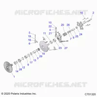 TREN, PRIMARY CLUTCH