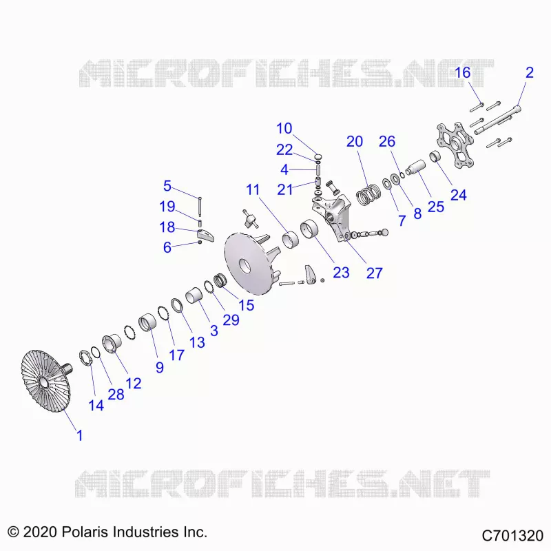 TREN, PRIMARY CLUTCH