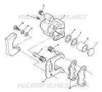 MONTAJE DE FRENO DELANTERA 6X6 (4919811981028A)