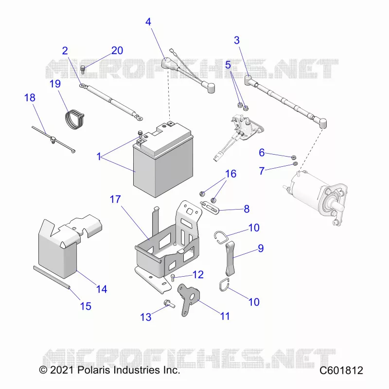 ELECTRICA, BATTERY BOX  ASM.
