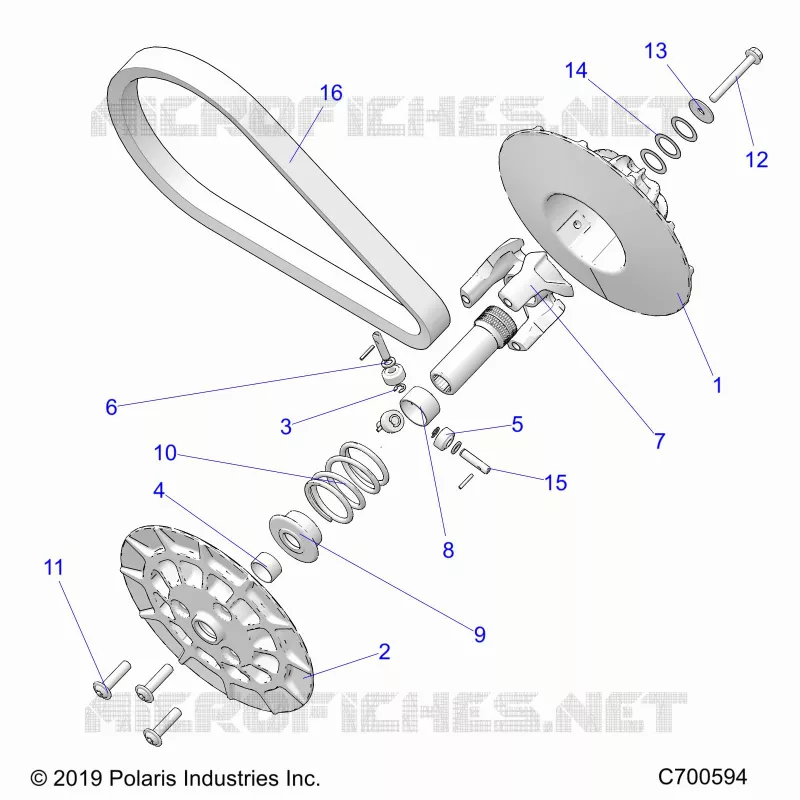 TREN, SECONDARY CLUTCH
