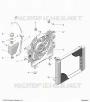 ENGINE, SISTEMA DE REFRIGERACIÃ“N, RADIATOR, FAN & OVERFLOW BOTTLE