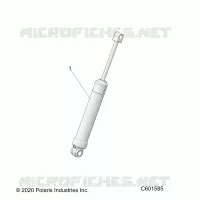 SUSPENSION, SHOCK TRASERO TRACK