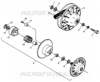 accionado de embrague Scrambler 400L W97BC38C (4939893989C002)