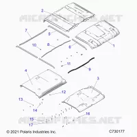 TECHO, LINER AND SEALS