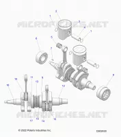 ENGINE, PISTON AND CIGUEÑAL