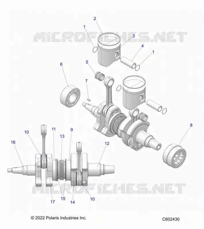 ENGINE, PISTON AND CIGUEÑAL