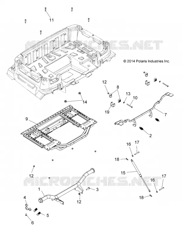 CAJA POSTERIOR BASTIDOR AND PIVOT