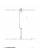 SUSPENSION, SHOCK TRASERO TRACK