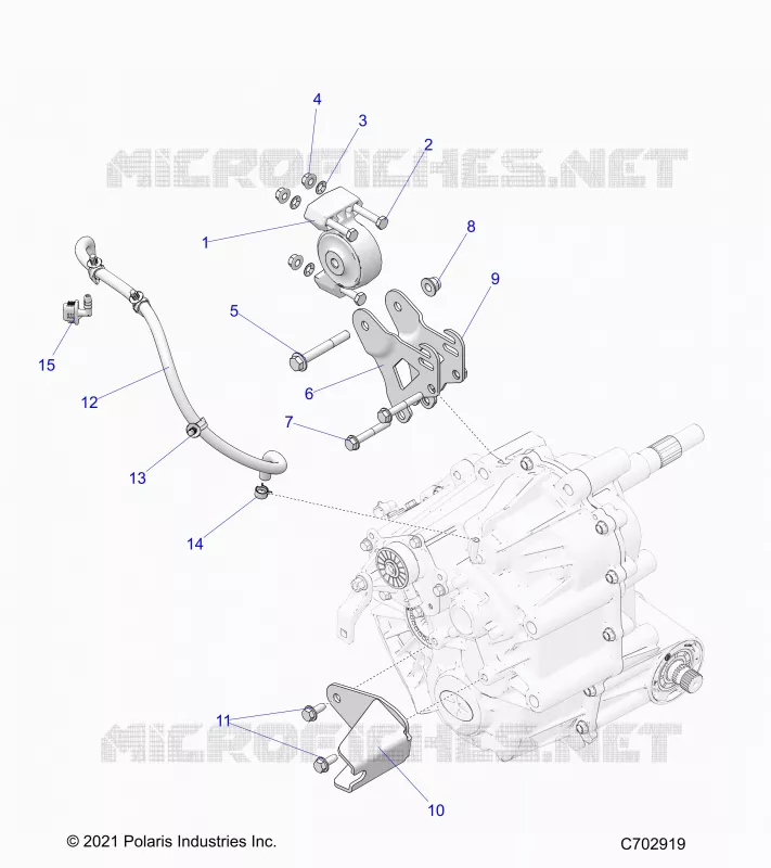 TREN, MAIN GEARCASE MOUNTING