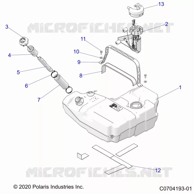 SISTEMA DE COMBUSTIBLE, FUEL TANK
