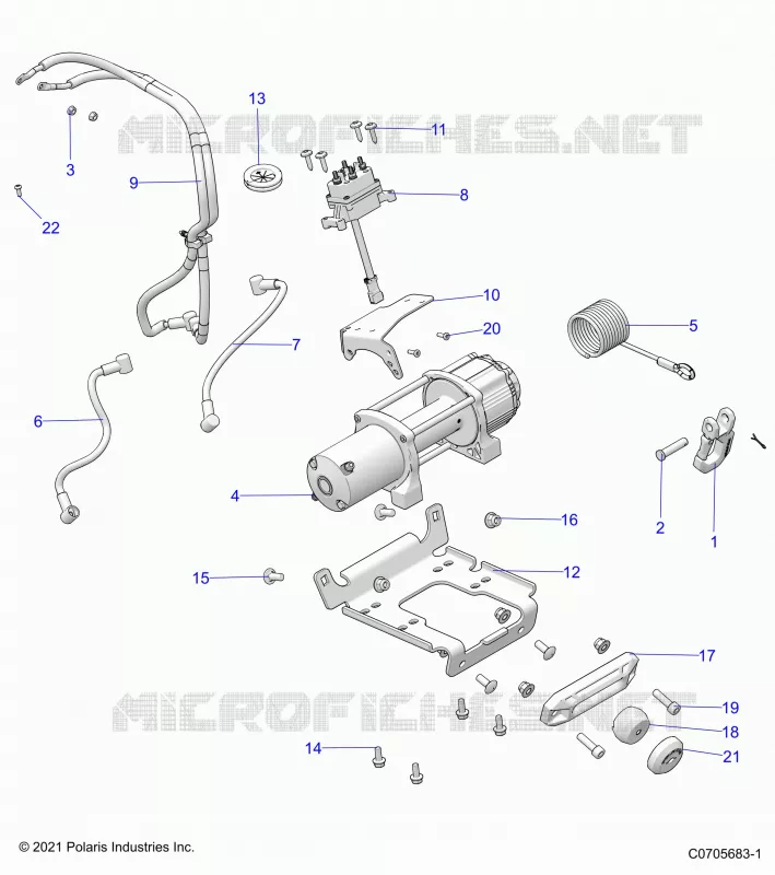 CHASSIS, CABRESTANTE