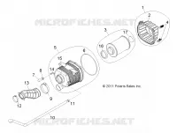MOTOR, TOMA DE AIRE SYSTEM