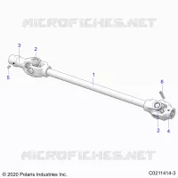 TREN, FRONT PROP SHAFT