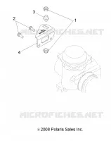 MOTOR, CARBURADOR BRACKET