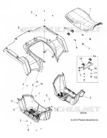 CARROCERÍA POSTERIOR CAB, SEAT AND FOOTWELLS