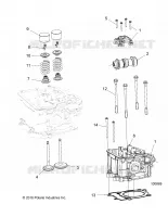 ENGINE, CULATA, CAM AND VALVES