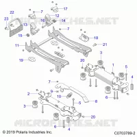 ASIENTO MOUNTING, FRONT