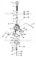 CARBURADOR 440 LC 0972760 (4938353835C009)