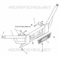 CHASSIS, FRONT PARACHOQUES