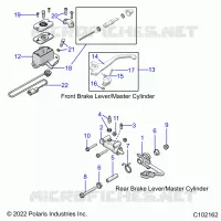 BRAKES, BRAKE LEVERS AND CILINDRO MAESTROS