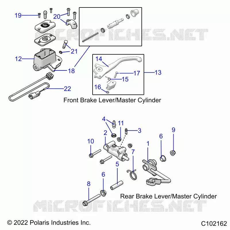 BRAKES, BRAKE LEVERS AND CILINDRO MAESTROS