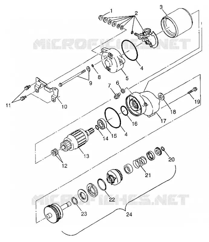 MOTOR DE ARRANQUE XPLORER 300 W97CC28C (4939813981D002)