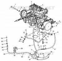 MONTAJE DEL MOTOR 700 XC 0971766 (4941814181C003)