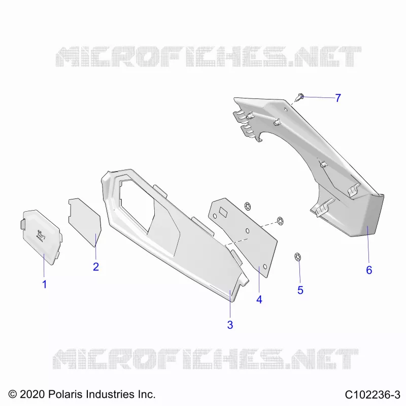 BODY, CLOSE OFF PANEL and ACCESS PANEL