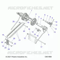 SUSPENSION, TRASERO ARM PAR