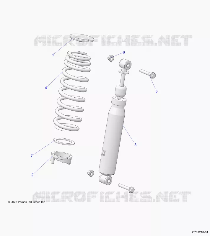 SUSPENSION, CHOQUE FRONTAL MOUNTING