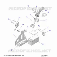 ELECTRICA, BATTERY, MANUAL START POWER UP COMPONENTS