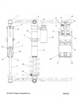SUSPENSION, SHOCK TRASERO TRACK (7044566)