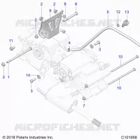 TREN, MAIN GEARCASE MOUNTING
