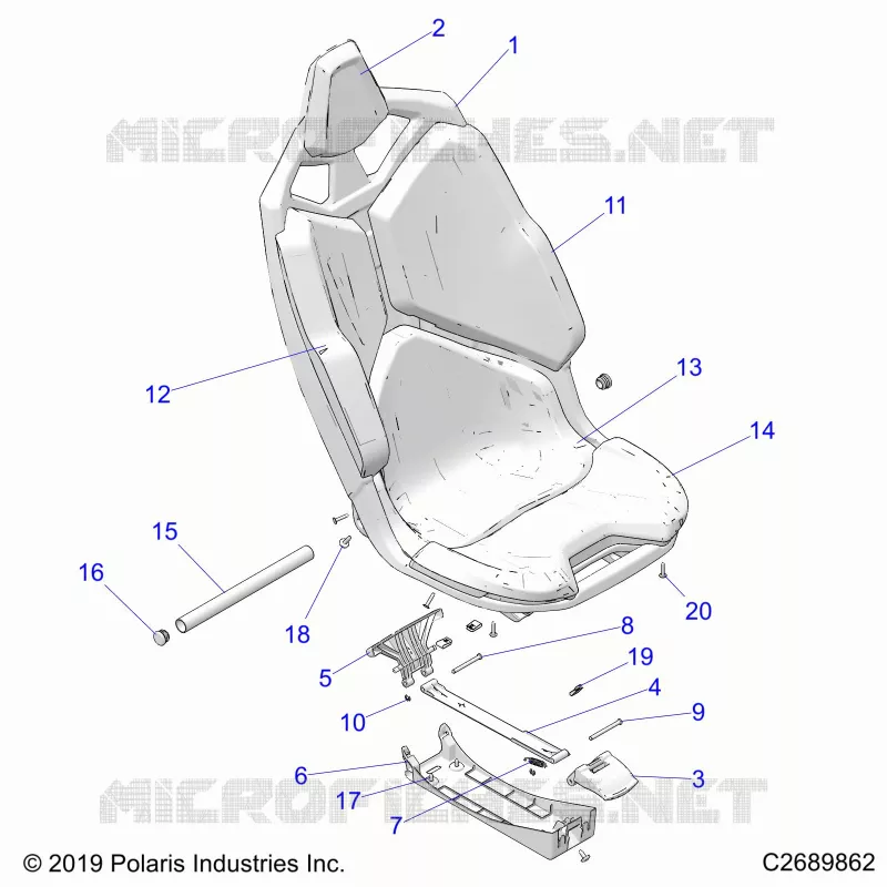 ASIENTO ASM.- Z22GAL92AG/AL/BG/BL (C2689862)