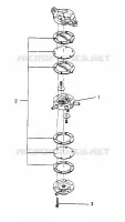 BOMBA DE COMBUSTIBLE TRAIL 0960761, TRAIL TOURING 0960262 and EUROPEAN TRAIL TOURING E (4931763176D003)