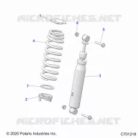 SUSPENSION, CHOQUE FRONTAL MOUNTING