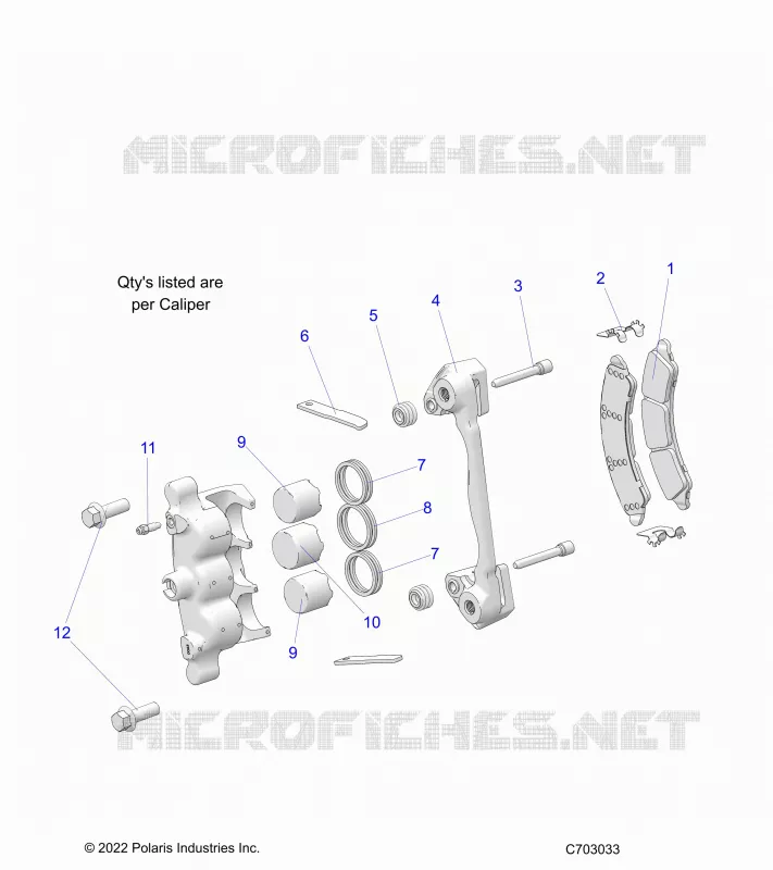 BRAKES, PINZA FRENO DELANTERA