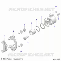 BRAKES, PINZA TRASERA
