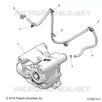 DRIVE TRAIN, FRONT MONTAJE DE ENGRANAJES