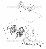 ARRANQUE DE RETROCESO ASSEMBLY 500 CARB 0952764 (4929192919C014)