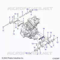 MOTOR, MOUNTING & LONG BLOCK