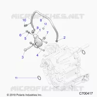 TREN, MAIN GEARCASE MOUNTING