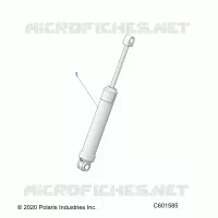 SUSPENSION, SHOCK TRASERO TRACK