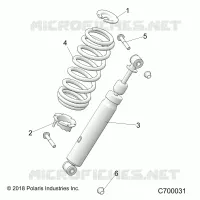 SUSPENSION, CHOQUE FRONTAL MOUNTING