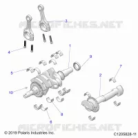 ENGINE, CIGUEÑAL AND BEARINGS