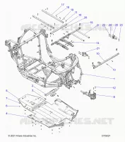 CHASSIS, MAIN FRAME AND ESQUÃD PLATES