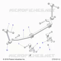 SUSPENSION, FRONT BARRA ESTABILIZADORA- G21G4P99AM/BM (C701011-2)