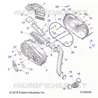 TREN, CLUTCH COVER AND DUCTING