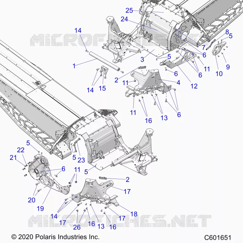 CHASIS, BULKHEAD ASM.